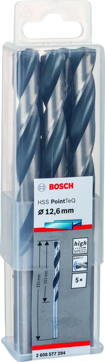 Image du produit Bosch Professional Zubehör Foret hélicoïdal HSS PointTeQ (12,6 mm)