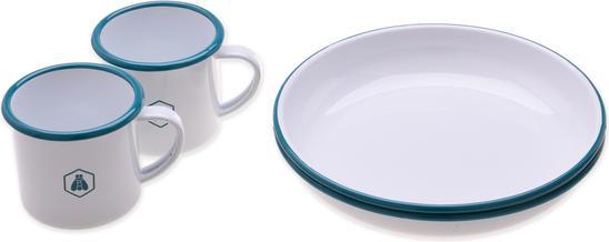 Image du produit Laguiole Pic Nic Set 2 Assiettes/2 Mugs émail (4 pièce(s))