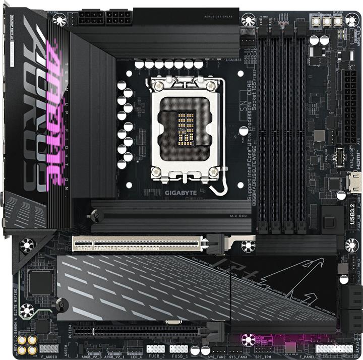 Produktbild Gigabyte B860M AORUS ELITE WIFI6E (LGA 1851, Intel B860, mATX)