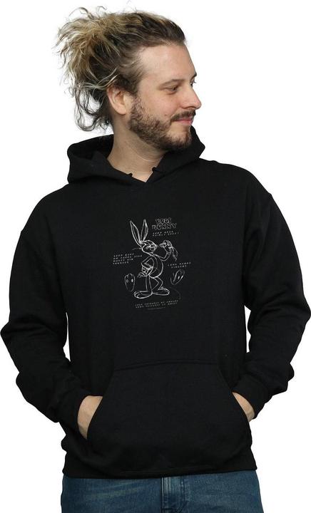 Produktbild Looney Tunes Bugs Bunny Drawing Instruction Kapuzenpullover (L)