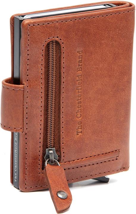 Produktbild The Chesterfield Brand Barrea Geldbörse RFID Schutz Leder 7 cm