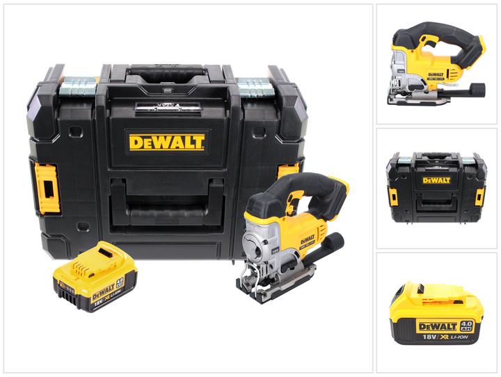 Actual product image DeWalt DCS 331 NT Battery jigsaw 18 V + 1x battery 4.0 Ah + TSTAK - without charger