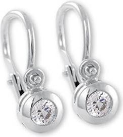 Produktbild Brilio Delicate childrenÂ's earrings in white gold with crystal 236 001 01037 07
