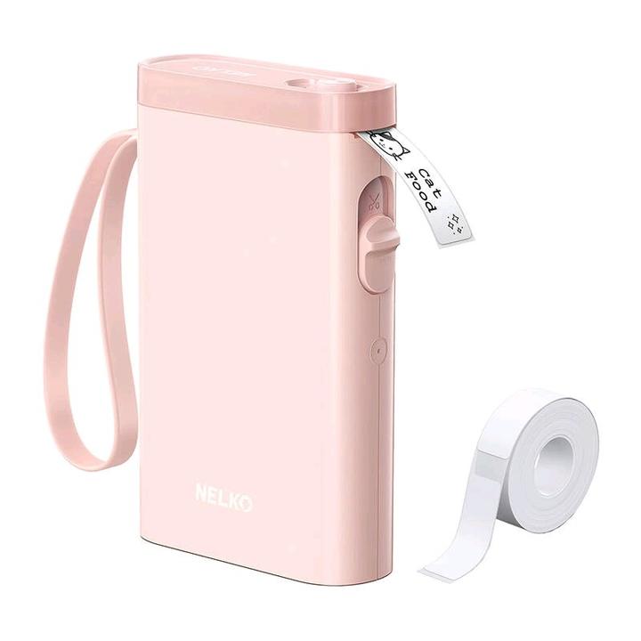 Nelko P21 thermal label printer (pink) (203 dpi)