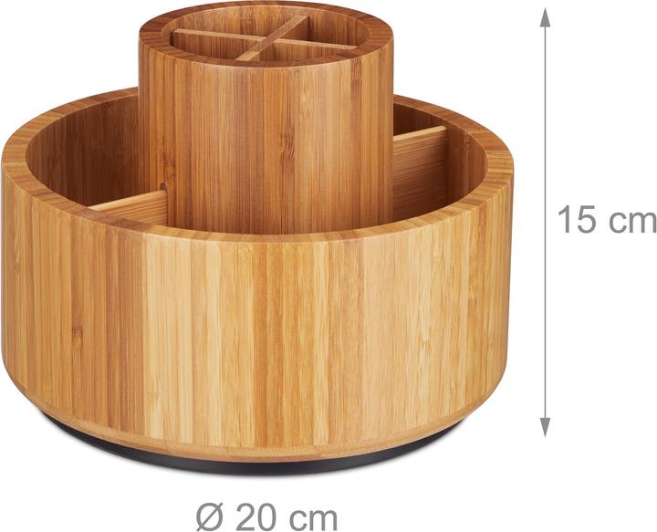 Actual product image Relaxdays Swivel Makeup Organiser