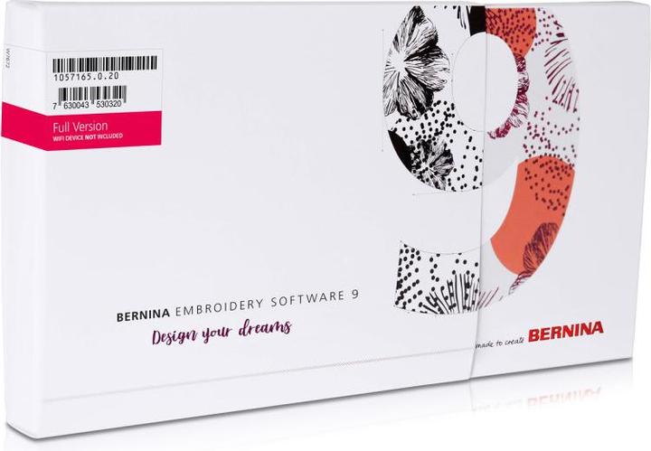 Actual product image Bernina Embroidery software 9 (full version)