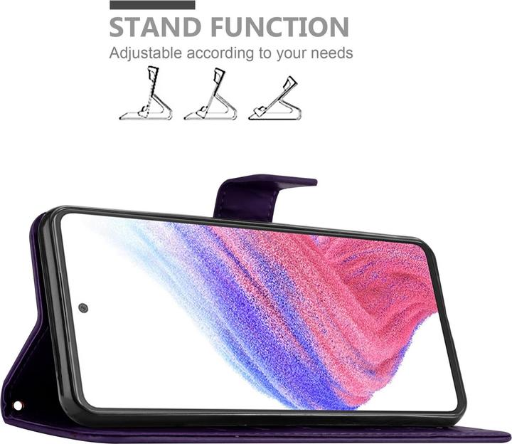 Produktbild Cadorabo Flower Book Hülle für Samsung Galaxy A53 5G (Samsung Galaxy A53 5G)