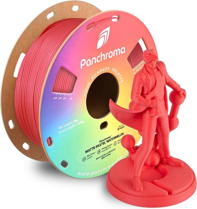 Actual product image Polymaker Panchroma™ PLA Matte Pastel (PLA, 1.75 mm, 1000 g, Rose)