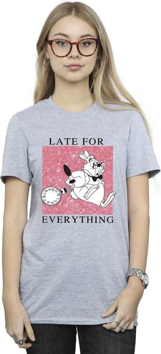 Immagine prodotto Disney Alice In Wonderland White Rabbit Maglietta Ampia Donna (L)