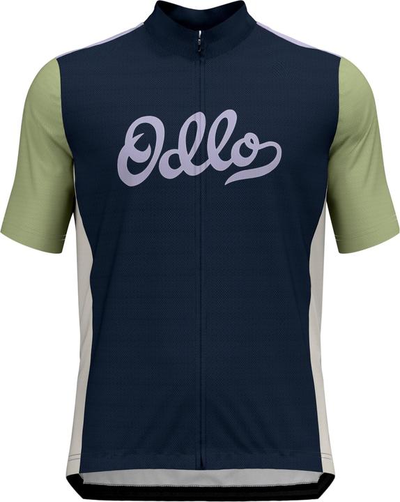 Produktbild Odlo T-shirt s/u collar s/s full zip ESSENTIAL PRINT (XL)
