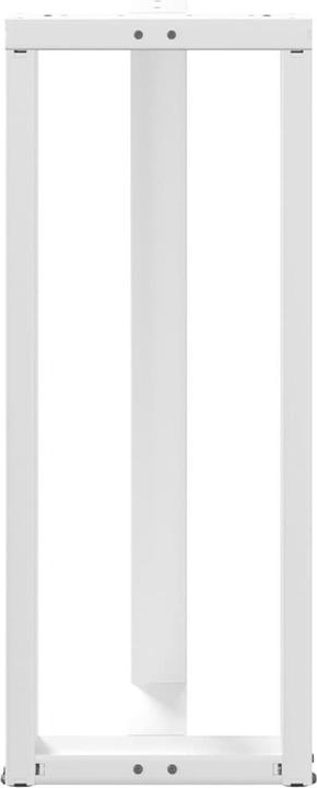 Produktbild VidaXL Bartischbeine T-Form 2 Stk. Weiss 40x35x(101-102) cm Stahl Tischbein