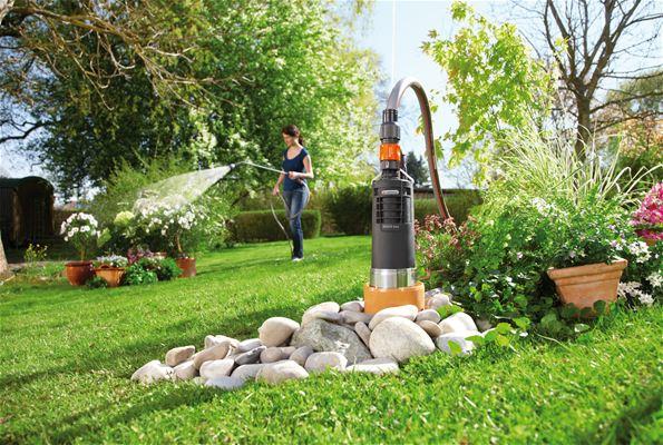 Produktbild Gardena 1499-20 Premium Tiefbrunnenpumpe 6000/5 inox automatic (Gartenpumpe)
