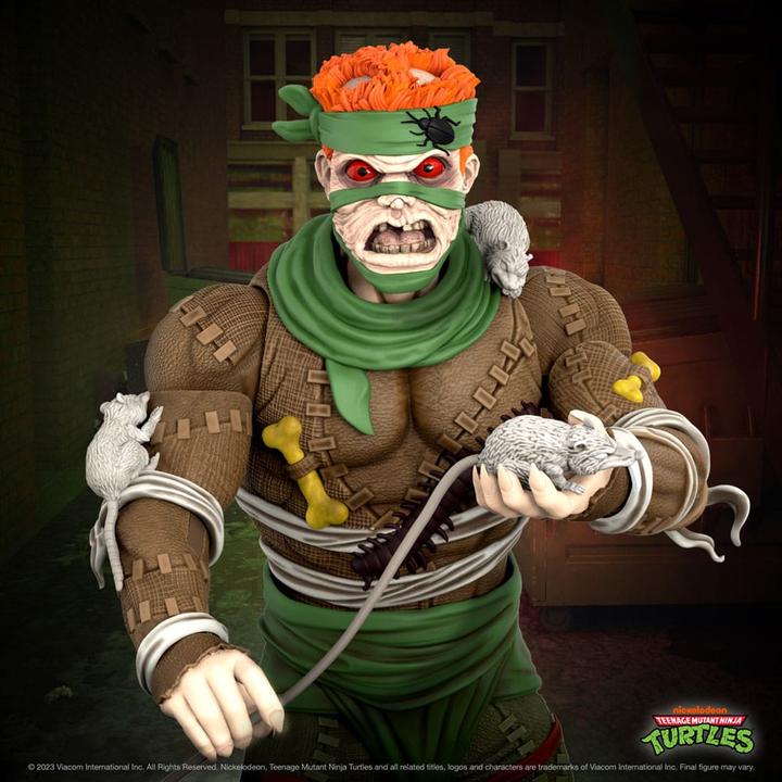 Actual product image Super7 Teenage Mutant Ninja Turtles figurine Ultimates Rat King 18 cm