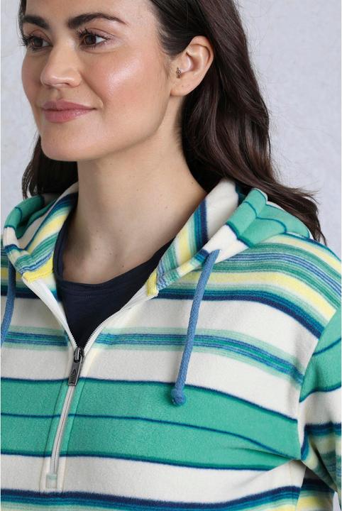 Produktbild Weird Fish Lana Kapuzenpullover mit kurzem Reissverschluss (48 D)