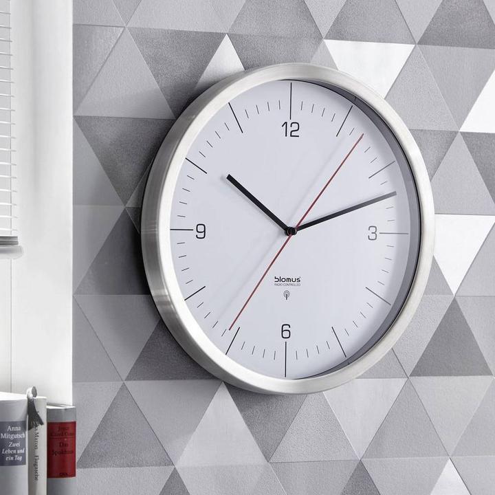 Produktbild Blomus Funkwanduhr CRONO weiss (31 cm)