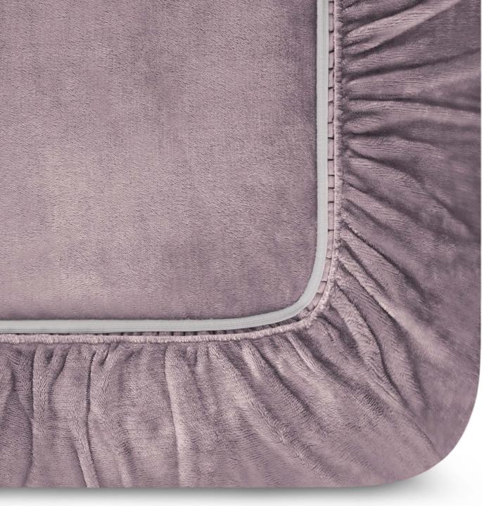 Actual product image Aspero Flannel fitted sheet PERPIGNAN (90-100 x 200 cm)