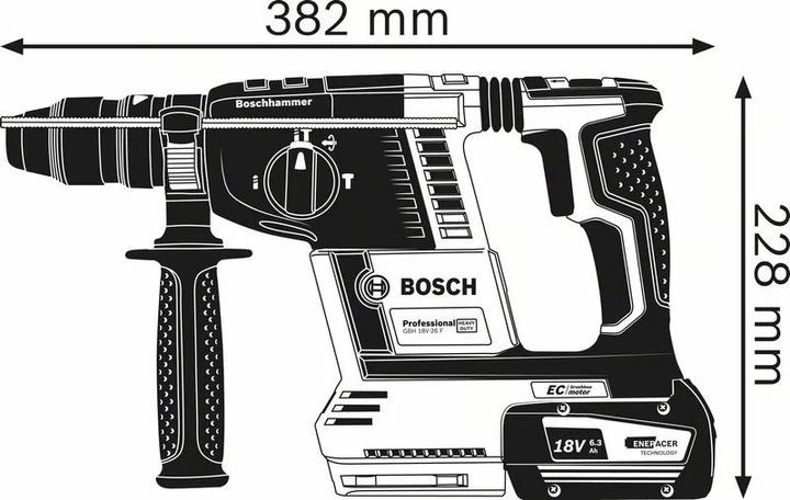 Immagine prodotto Bosch Professional GBH 18V-26F (Batteria ricaricabile)