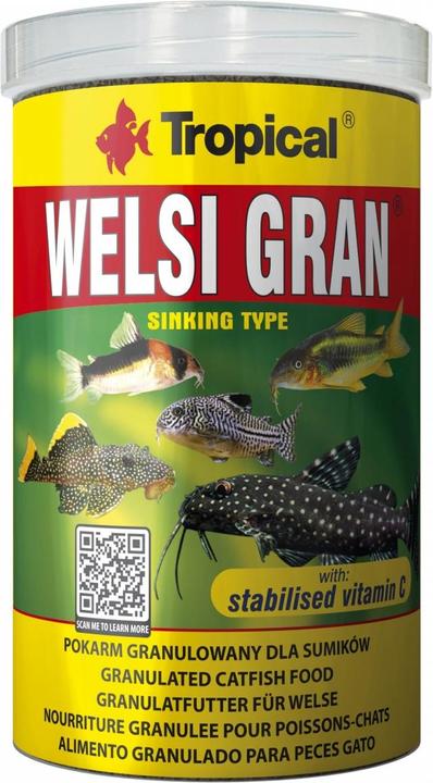 Produktbild Tropical Welsi Gran - Futter für Aquarienfische - 100 ml/65 g (100 ml)