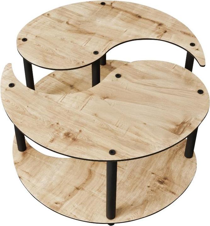 Produktbild Hanah Home Yin Yang Coffee Table 2 Set (70 x 38 x 70 cm)