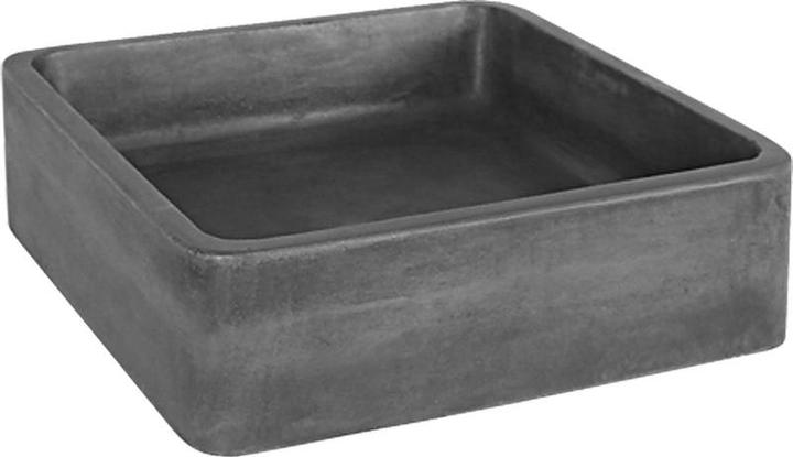 Image du produit Differnz Marba - Tableau de lavage béton donkergrijs - carré - 40 x 40 x 12 cm (400 mm, 400 mm)