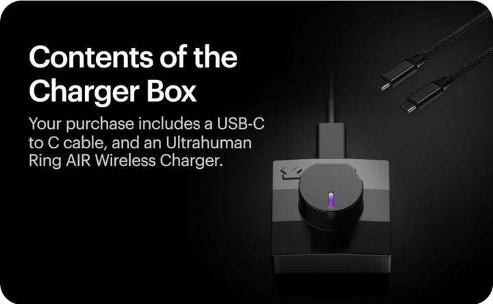Actual product image Ultrahuman Ring Air Charging Dock