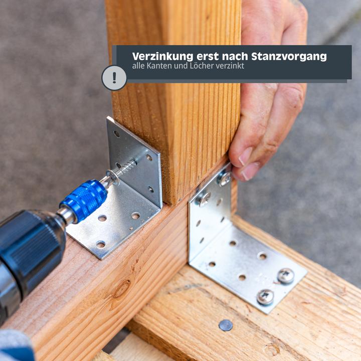 Produktbild Helpmate Lochplattenwinkel (Lochplattenwinkel, 12 Stk.)