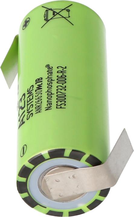 Image du produit A123 Systems Akku ANR26650M1B, mit Lötfahnen Z-Form (1 pcs, 2500 mAh)