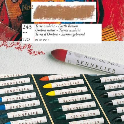Produktbild Sennelier Oelpastell Standardgrösse Terre Ombria 243 (Earth Brown)