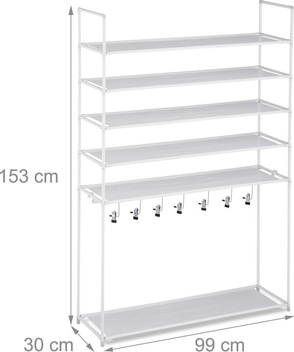 Actual product image Relaxdays Baylee (99 x 30 x 153 cm)