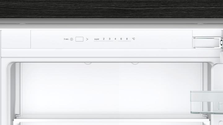 Image du produit Siemens iQ100, réfrigérateur-congélateur encastrable avec congélateur en bas, 177,2 x 54,1 cm, charnières (267 l)