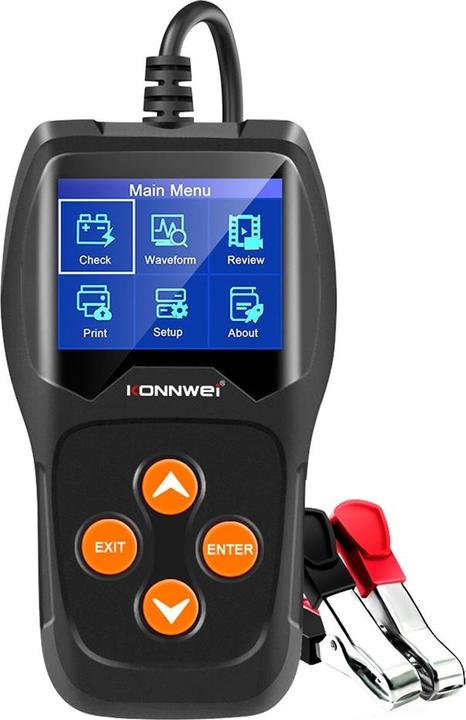 Actual product image Konnwei Konweii KW600 battery meter
