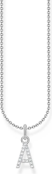 Produktbild Thomas Sabo Kette mit Buchstaben-Anhänger A Silber (925er Silber, 38 - 45 cm)