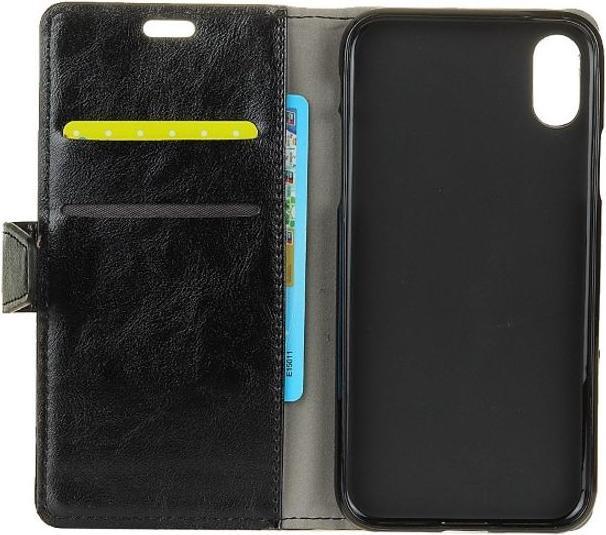 Actual product image MU Classic Crazy Horse II Leather Bookcover Series (Apple iPhone XS Max)
