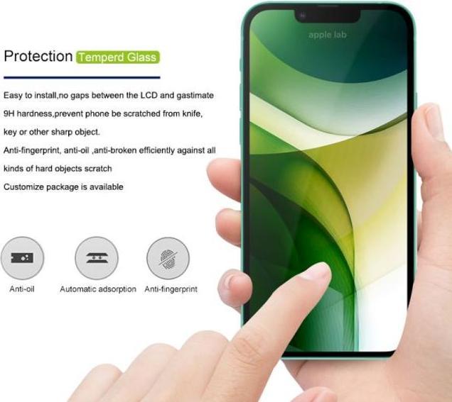 Produktbild Mocolo 2.5D Full Cover Schutzglas Displayschutz (1 Stück, Apple iPhone 13 mini)