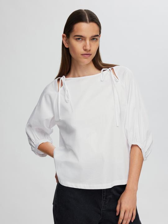 Image du produit Selected Femme Chemisier loose fit à manches 3/4 (40)