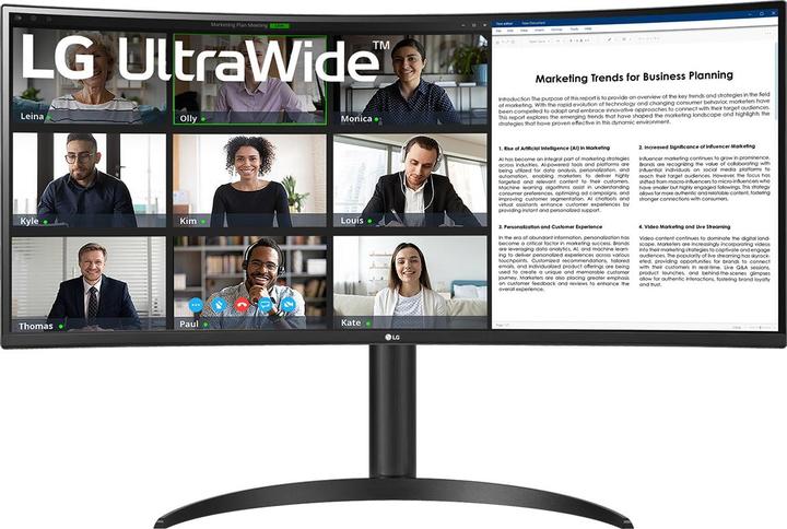LG Curved Monitor 34BR55QC 34" led va (3440 x 1440 pixels, 34")