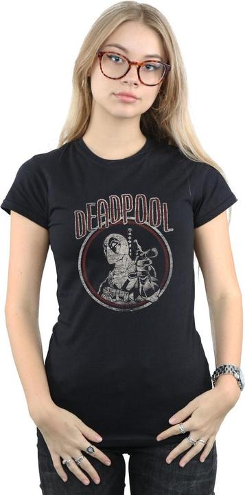 Produktbild Deadpool Vintage Circle TShirt (L)