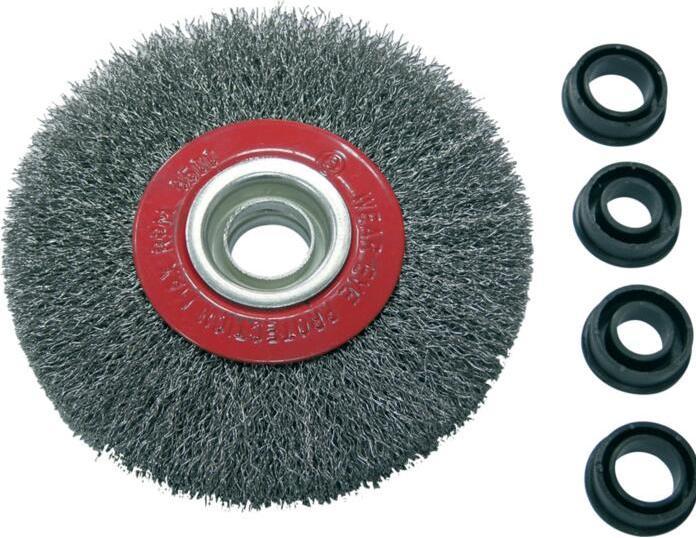 Actual product image Proline Corrugated steel wire disc brush. fi = 125 mm