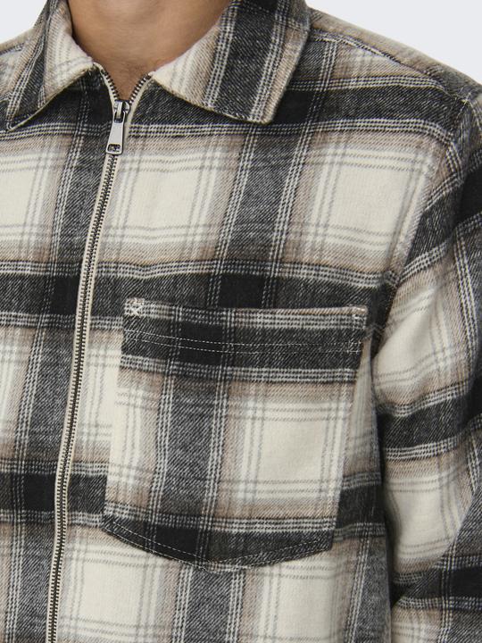 Produktbild Only & Sons Onsaustin Wool Zip Overshirt Noos (XL)