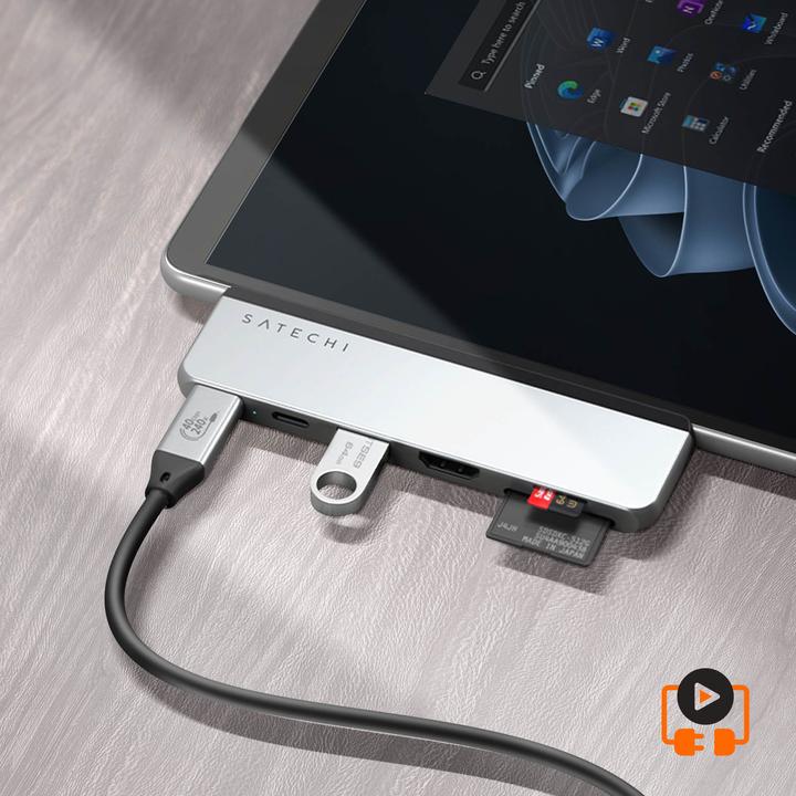 Productafbeelding Satechi Dual USB-C Hub (USB-C, 6 Havens)