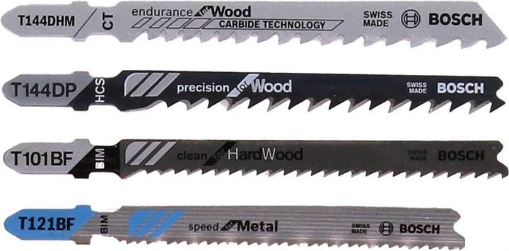 Actual product image Bosch Professional Zubehör 15-piece jigsaw blade set for wood and metal, T-shaft