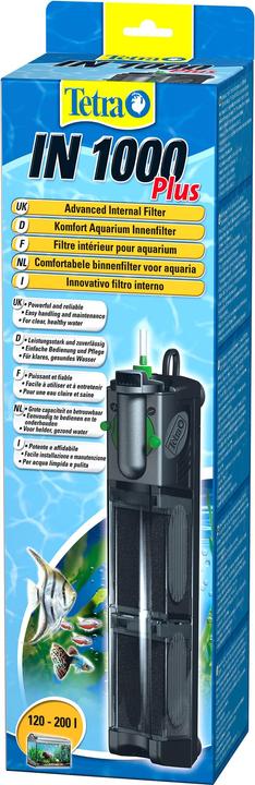 Produktbild Tetra tec IN1000 Plus Innenfilter für 150 - 200L Aquarien (200 l, Innenfilter, Süsswasser, Salzwasser)