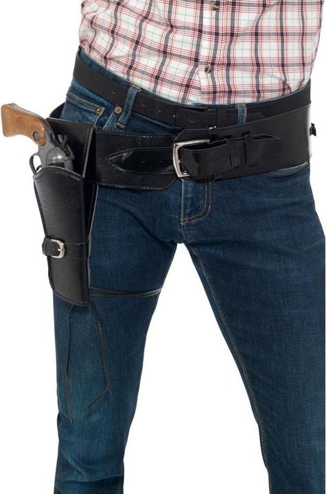 Produktbild Smiffys Edler Cowboy Pistolen Holster schwarz