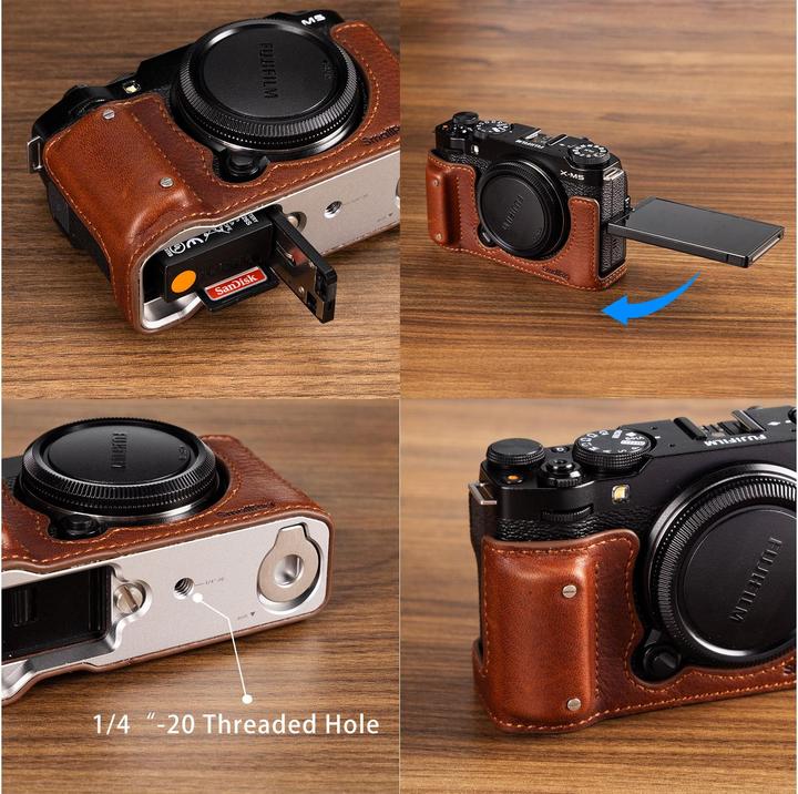 Image du produit SmallRig Kit de demi-coque en cuir pour appareil photo 4880 (Kamera Bereitschaftstasche)
