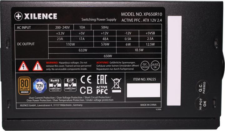 Immagine prodotto Xilence XP650R10 (650 W)