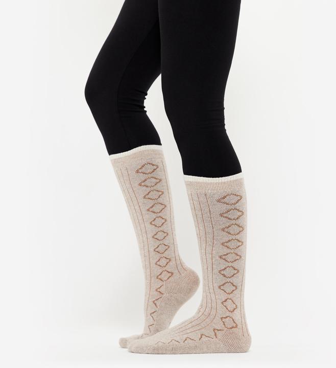 Image du produit Kimjaly Chaussettes de méditation en laine mérinos - beige (35, 38)