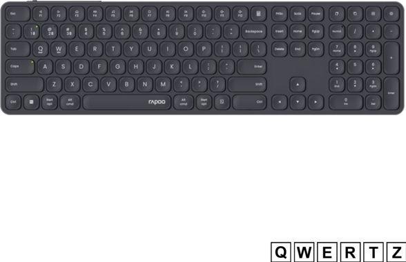 Actual product image Rapoo E9810M Dunkelgrau Kabelloses Multimodus Deskset (DE, Wireless)