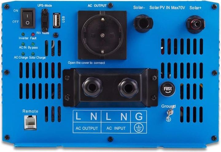 Produktbild Ective SSI302 4in1 Sinus-Inverter 3000W/12V Sinus-Wechselrichter mit MPPT-Solarladeregler, Ladegerät