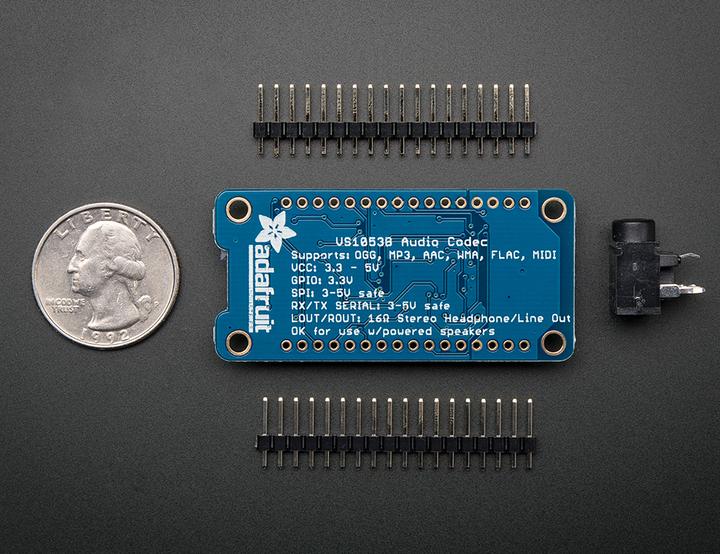 Produktbild Adafruit VS1053 Codec MicroSD Breakout (MP3/WAV/MIDI/OGG) (Diverse)