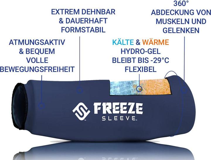 Actual product image Freeze Sleeve Cooling and heating bandage (L)